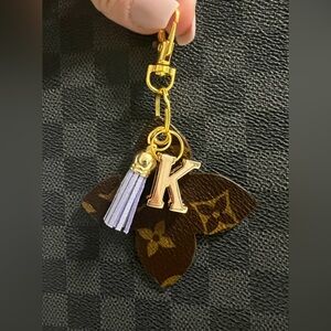 Authentic Louis Vuitton UpCycled Blossom Bag Charm or Key Chain - CUSTOM